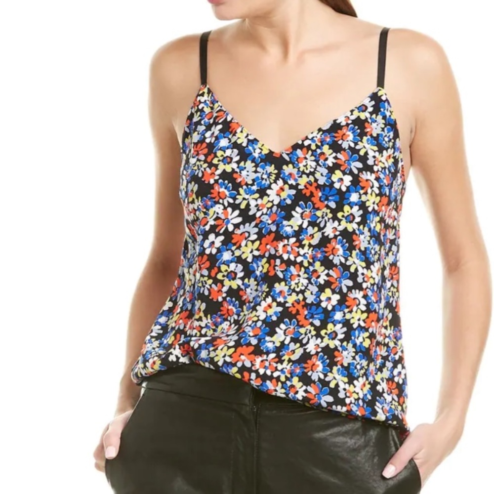 Rag & Bone Navy Floral Print Astrid Camisole